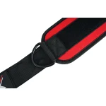 Red ankle straps for performance enhancement