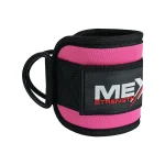 Pink performance ankle straps for weightlifting