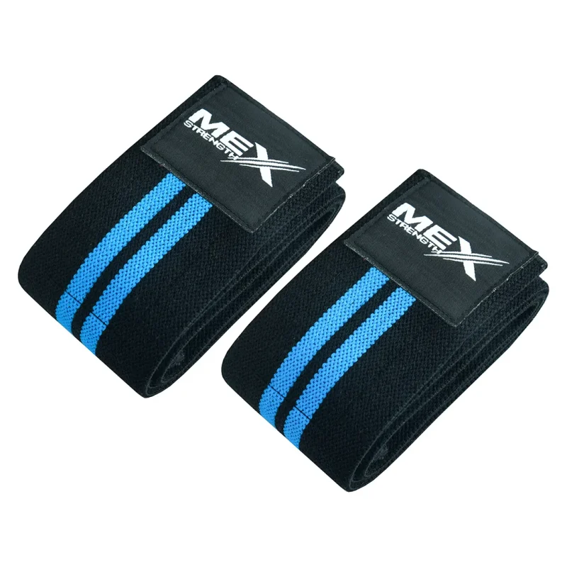 elbow wraps, sky blue