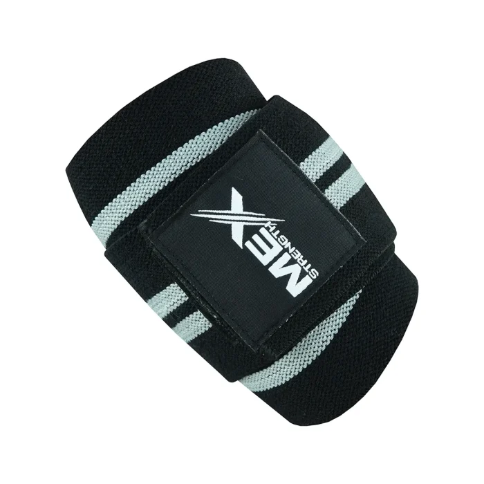 elbow support wraps for weightlifting in grey