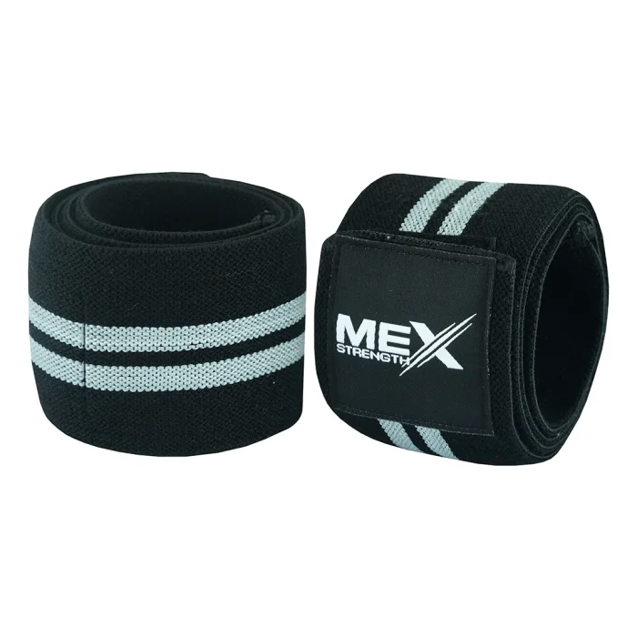 Weightlifting elbow wraps with grey color