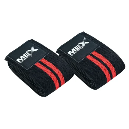 elbow wraps for weightlifting in red