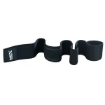 Black performance elbow wraps for weightlifting