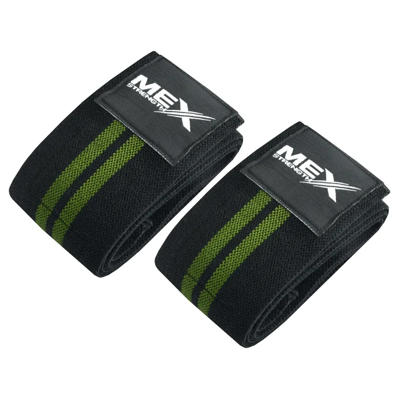 elbow wraps, green