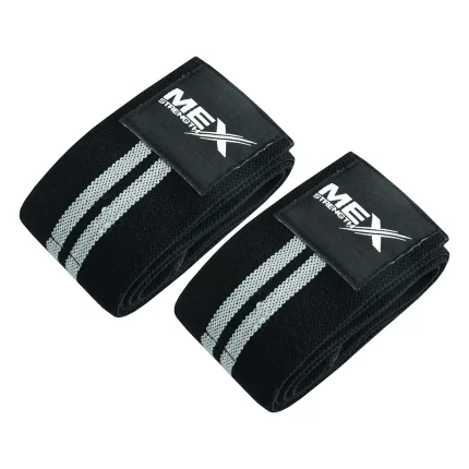 Mex Strength elbow wraps for weightlifting in grey