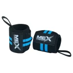 Mex Strength sky blue support wraps for weightlifting wrists