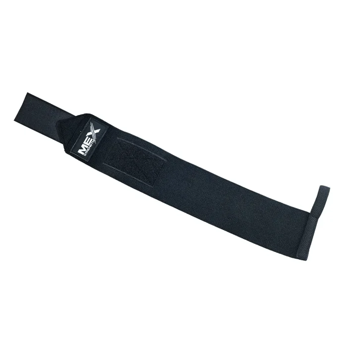 Weightlifting wrist wraps with black color