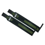 Wrist wraps for weightlifting in green