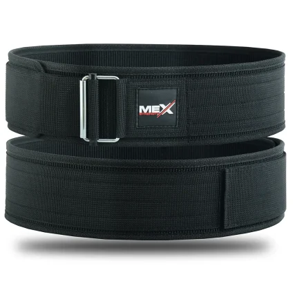 Mex Strength quick release belt for weightlifting in black nylon