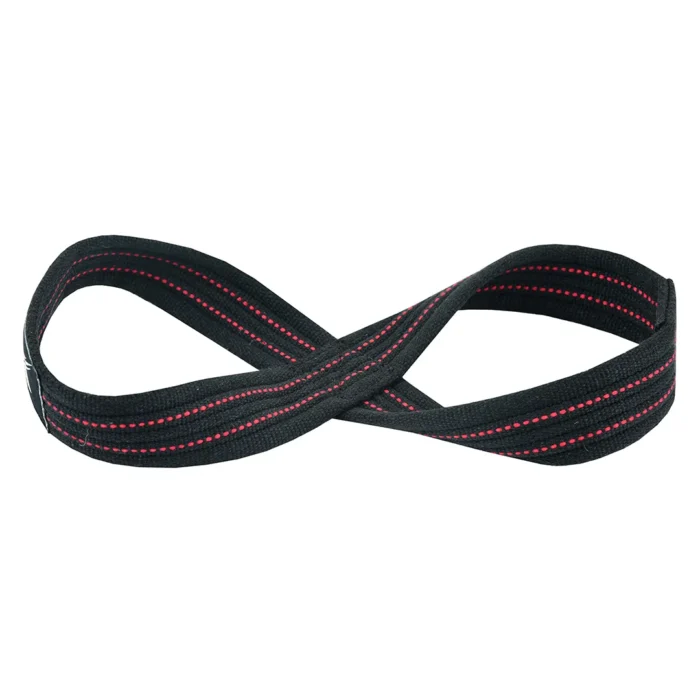 Figure 8 style lifting straps in red