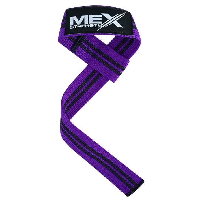 Purple support strap for weightlifting