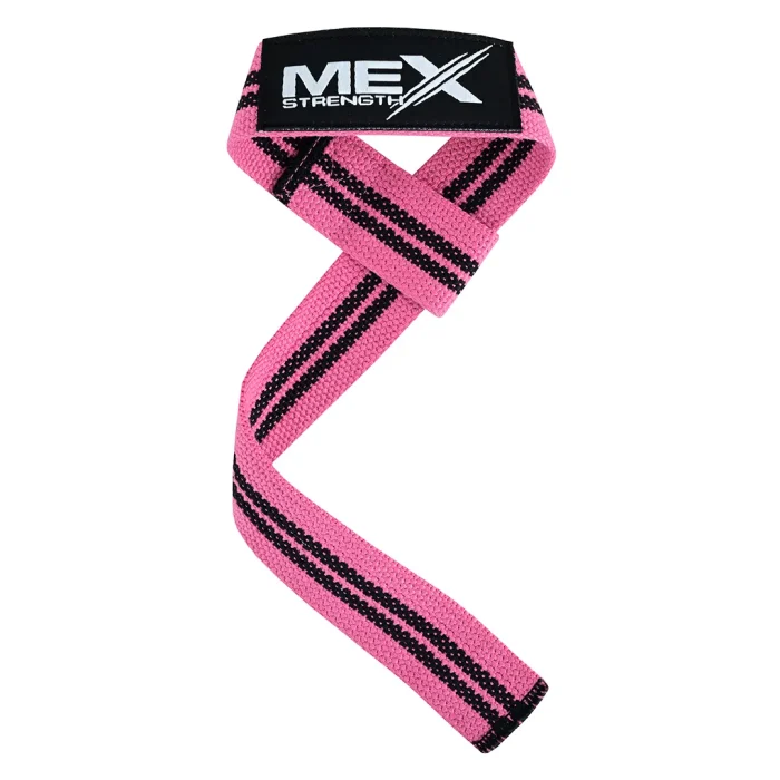 Mex Strength pink support strap for weightlifting
