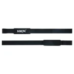Black gym straps for weightlifting