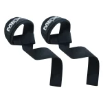 Weightlifting straps with durable black material