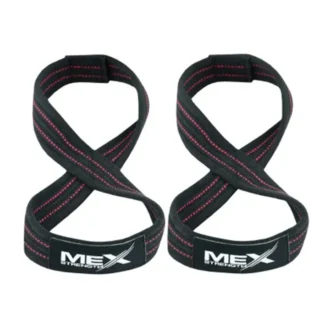 Mex Strength Heavy Duty Figure 8 Lifting Straps | Red