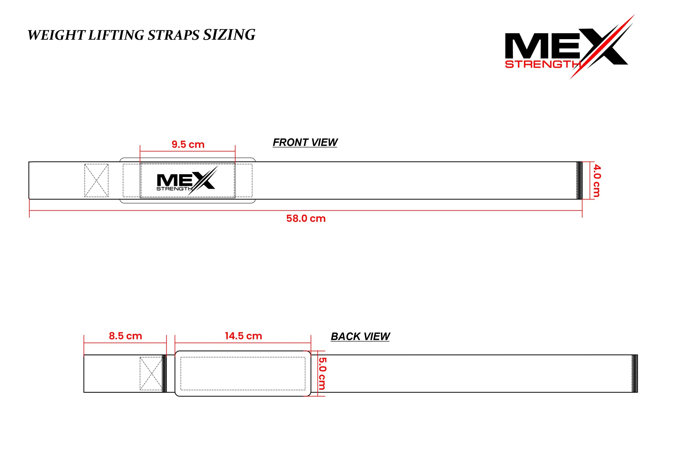 weightlifting straps sizing