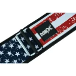 Mex Strength 4 inch self-locking neoprene USA flag printed weightlifting belt