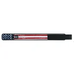 Weightlifting belt with USA flag print, 4 inch width and self-locking neoprene material