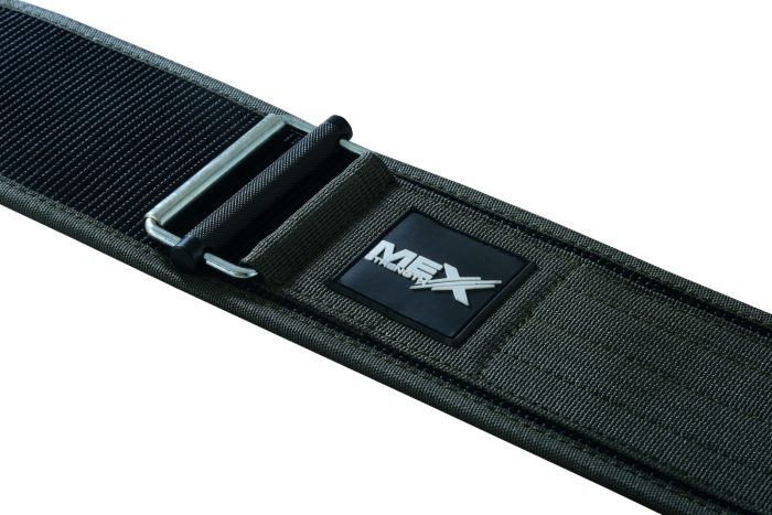 Mex Strength weightlifting quick release belt made of green nylon