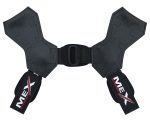 Black weightlifting grip rubber pad