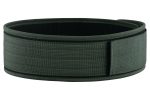 Quick release belt for weightlifting in green nylon