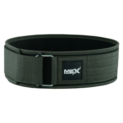 Mex Strength green weightlifting nylon quick release belt
