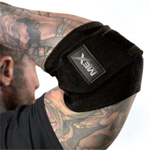 mex strength weightlifting elbow wraps